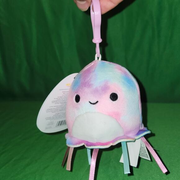 BLACK FRIDAY SALE - Squishmallows Krisa Jellyfish Clip NWT 2023 - Picture 8 of 9